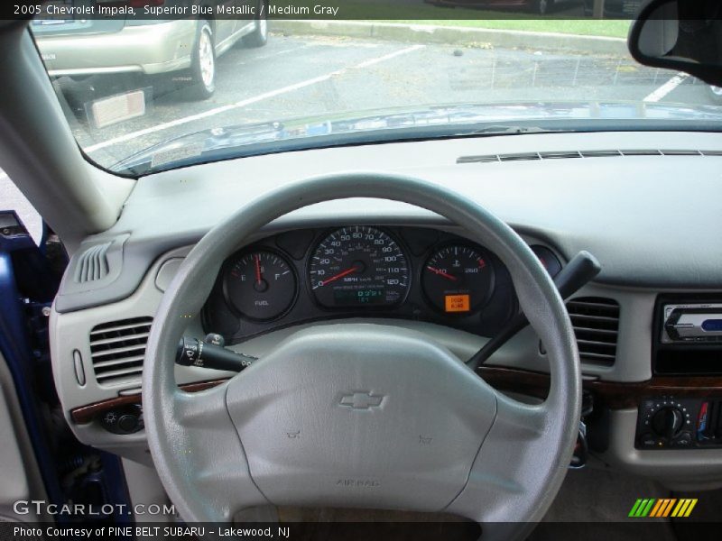 Superior Blue Metallic / Medium Gray 2005 Chevrolet Impala