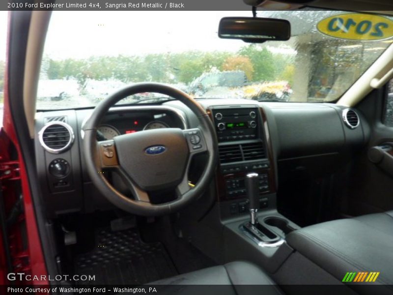 Sangria Red Metallic / Black 2010 Ford Explorer Limited 4x4