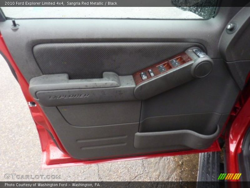 Sangria Red Metallic / Black 2010 Ford Explorer Limited 4x4