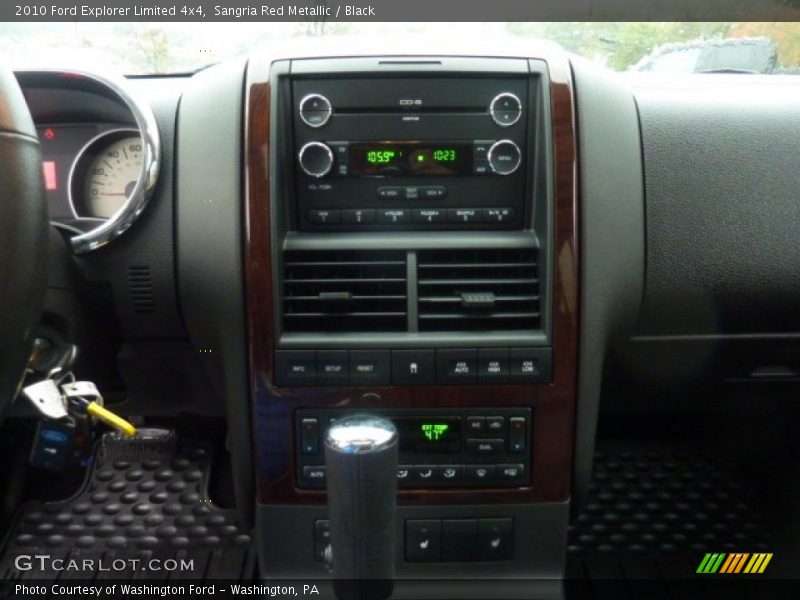 Sangria Red Metallic / Black 2010 Ford Explorer Limited 4x4