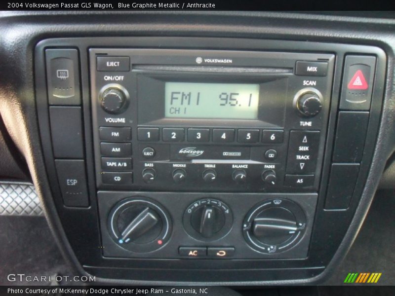 Blue Graphite Metallic / Anthracite 2004 Volkswagen Passat GLS Wagon