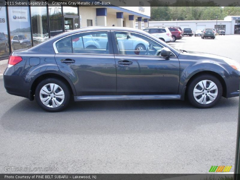 Graphite Gray Metallic / Off-Black 2011 Subaru Legacy 2.5i