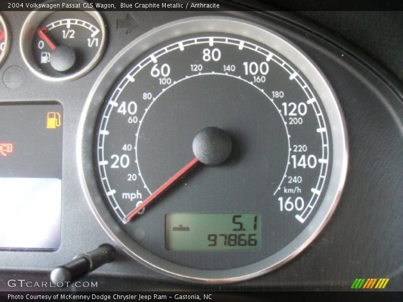 Blue Graphite Metallic / Anthracite 2004 Volkswagen Passat GLS Wagon
