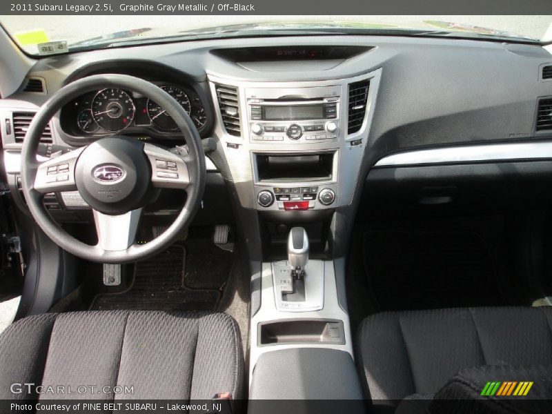 Graphite Gray Metallic / Off-Black 2011 Subaru Legacy 2.5i