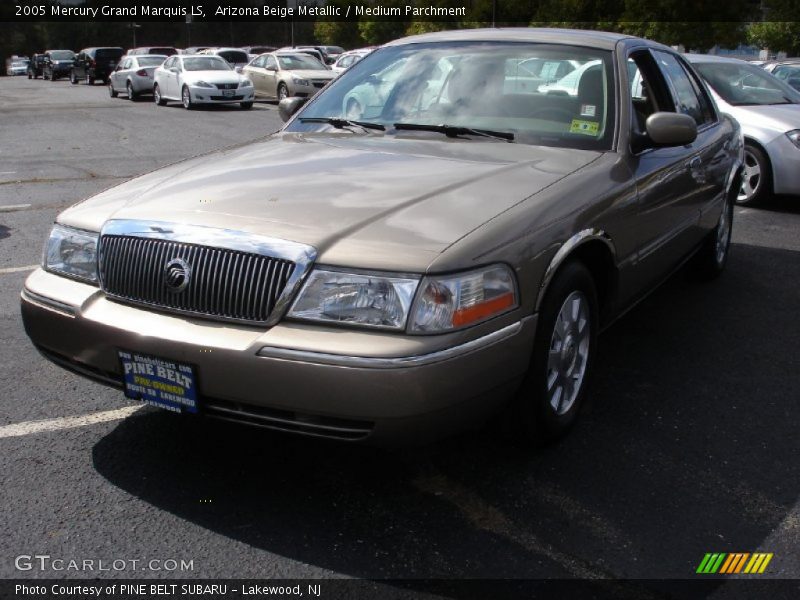 Arizona Beige Metallic / Medium Parchment 2005 Mercury Grand Marquis LS