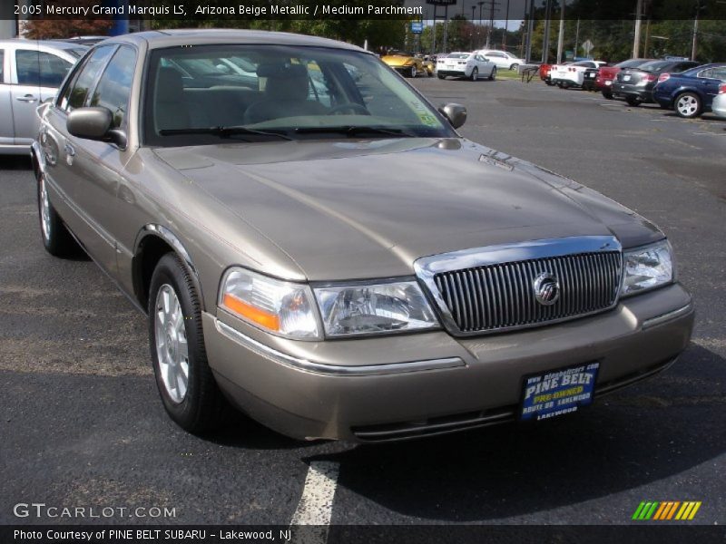 Arizona Beige Metallic / Medium Parchment 2005 Mercury Grand Marquis LS