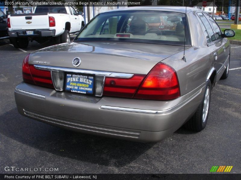 Arizona Beige Metallic / Medium Parchment 2005 Mercury Grand Marquis LS