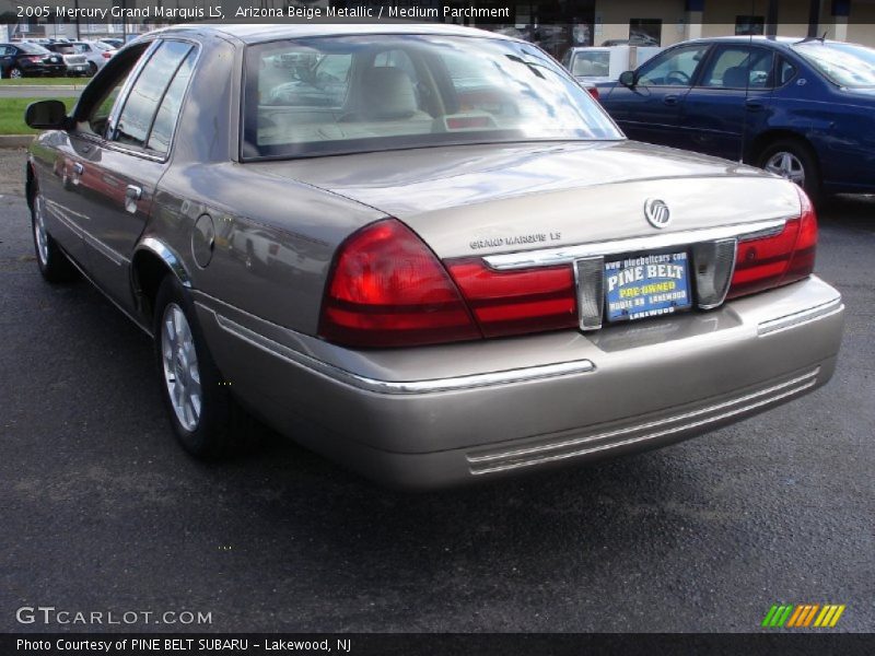 Arizona Beige Metallic / Medium Parchment 2005 Mercury Grand Marquis LS