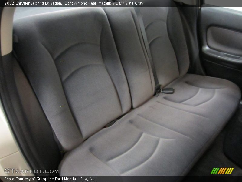 Light Almond Pearl Metallic / Dark Slate Gray 2002 Chrysler Sebring LX Sedan