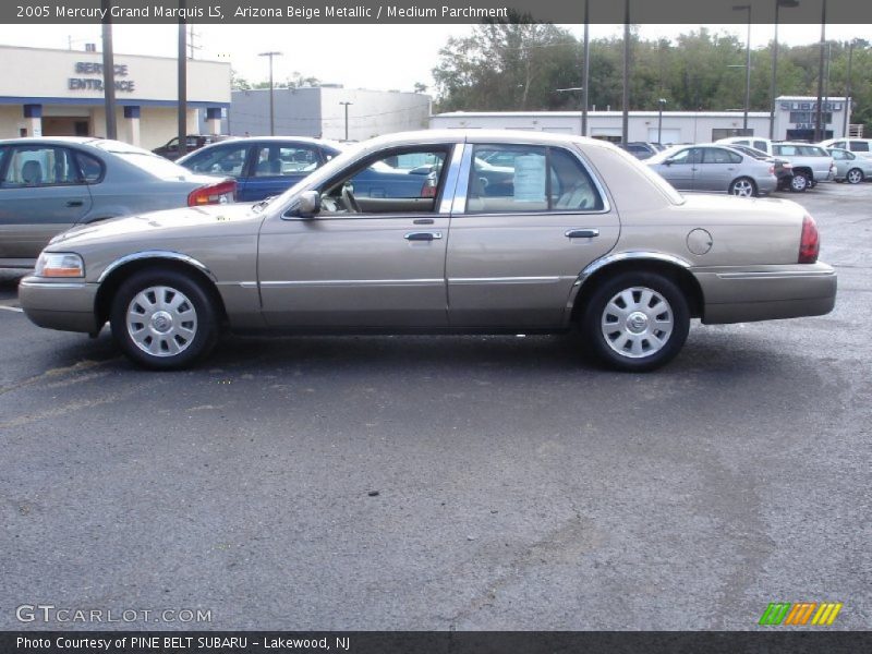 Arizona Beige Metallic / Medium Parchment 2005 Mercury Grand Marquis LS