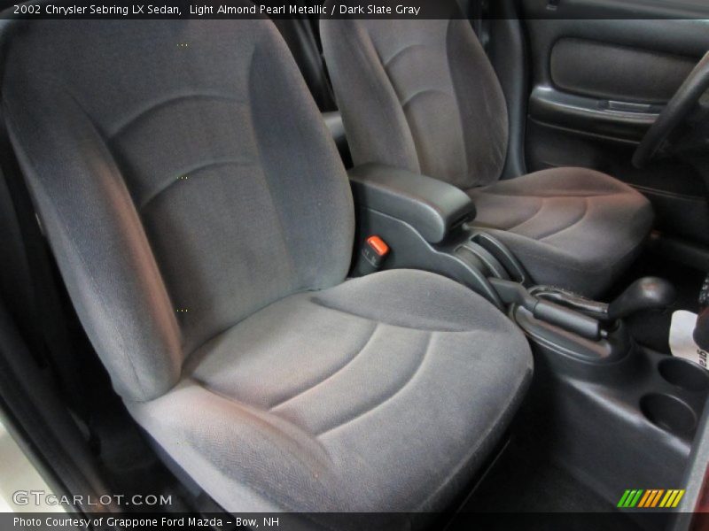 Light Almond Pearl Metallic / Dark Slate Gray 2002 Chrysler Sebring LX Sedan