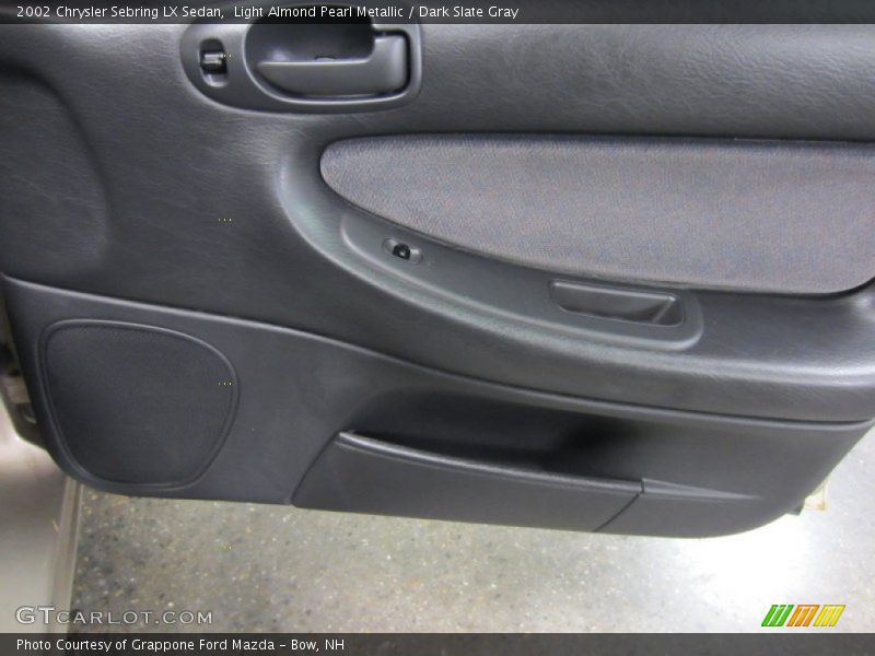 Light Almond Pearl Metallic / Dark Slate Gray 2002 Chrysler Sebring LX Sedan