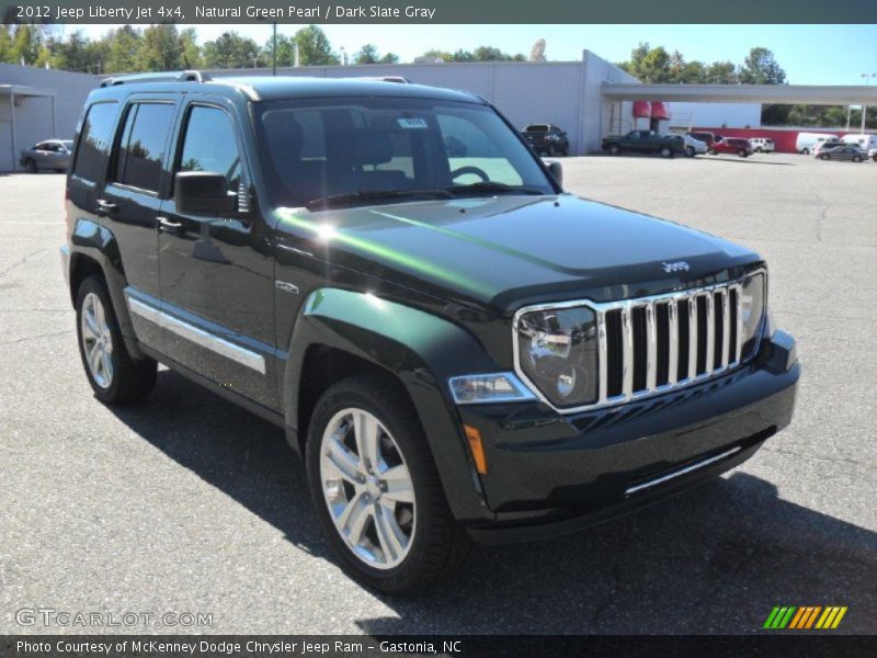 Natural Green Pearl / Dark Slate Gray 2012 Jeep Liberty Jet 4x4