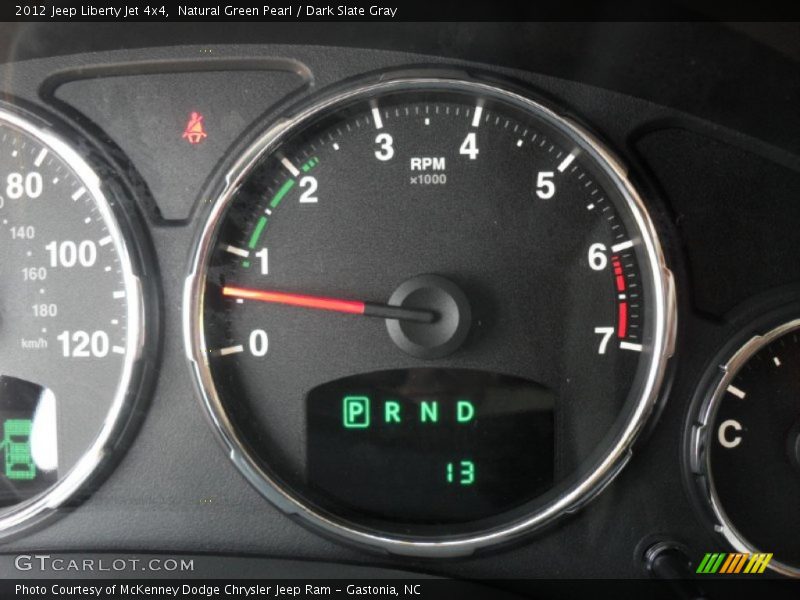Natural Green Pearl / Dark Slate Gray 2012 Jeep Liberty Jet 4x4