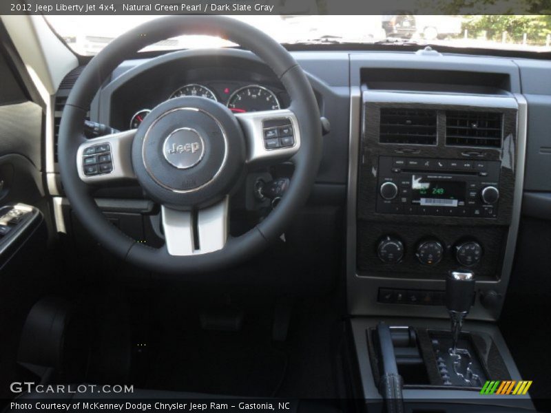 Natural Green Pearl / Dark Slate Gray 2012 Jeep Liberty Jet 4x4