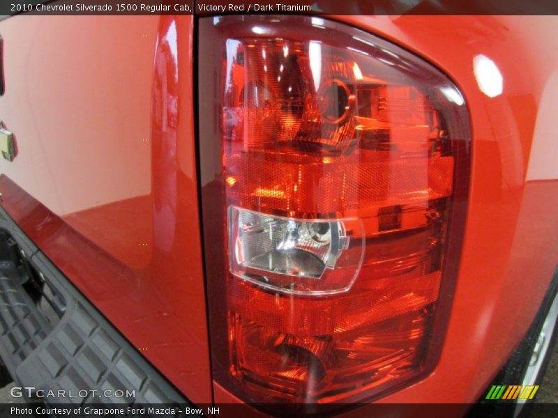 Victory Red / Dark Titanium 2010 Chevrolet Silverado 1500 Regular Cab