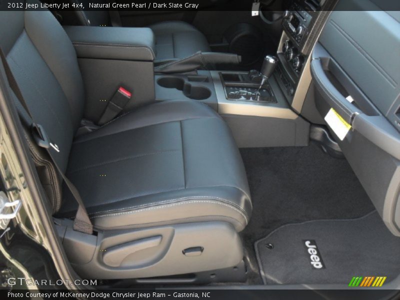 Natural Green Pearl / Dark Slate Gray 2012 Jeep Liberty Jet 4x4