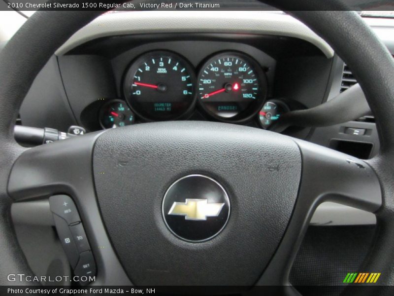 Victory Red / Dark Titanium 2010 Chevrolet Silverado 1500 Regular Cab