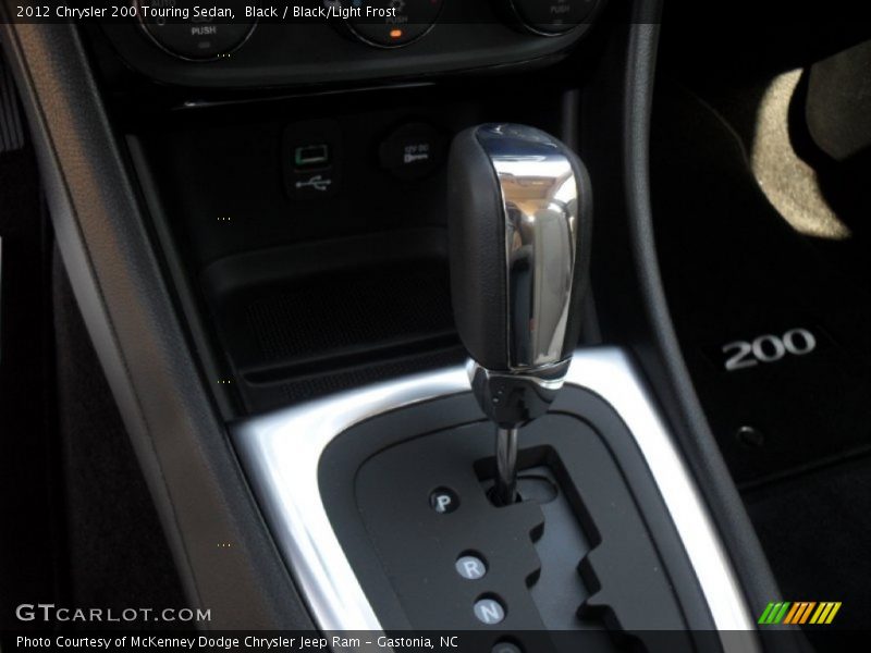 Black / Black/Light Frost 2012 Chrysler 200 Touring Sedan