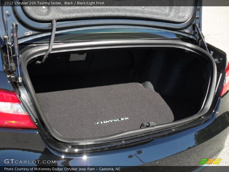 Black / Black/Light Frost 2012 Chrysler 200 Touring Sedan