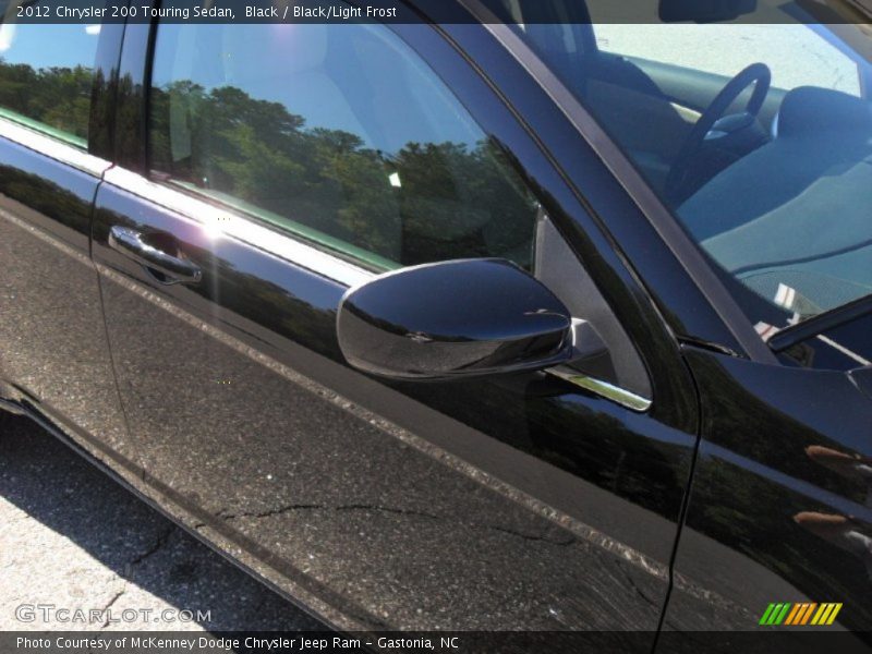 Black / Black/Light Frost 2012 Chrysler 200 Touring Sedan