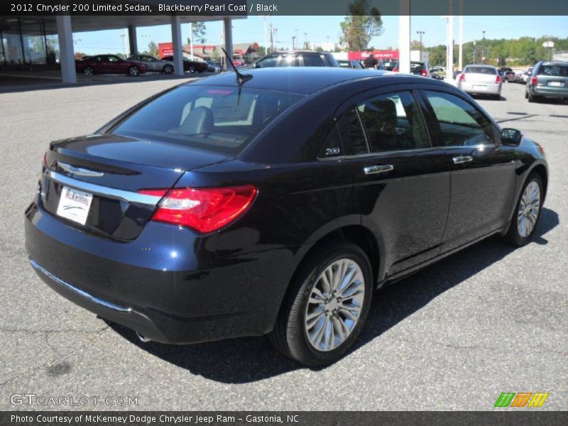 Blackberry Pearl Coat / Black 2012 Chrysler 200 Limited Sedan