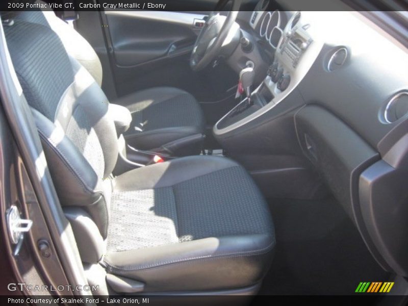 Carbon Gray Metallic / Ebony 2009 Pontiac Vibe GT