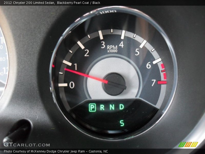 Blackberry Pearl Coat / Black 2012 Chrysler 200 Limited Sedan
