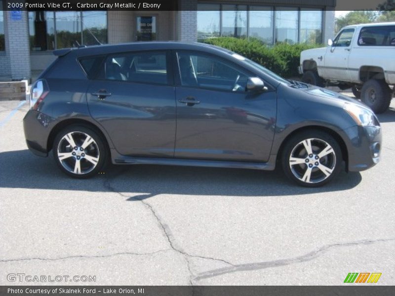 Carbon Gray Metallic / Ebony 2009 Pontiac Vibe GT