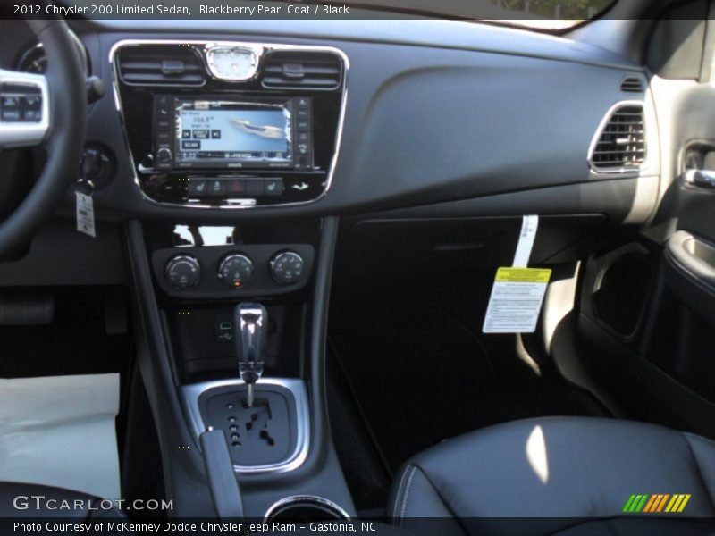 Blackberry Pearl Coat / Black 2012 Chrysler 200 Limited Sedan