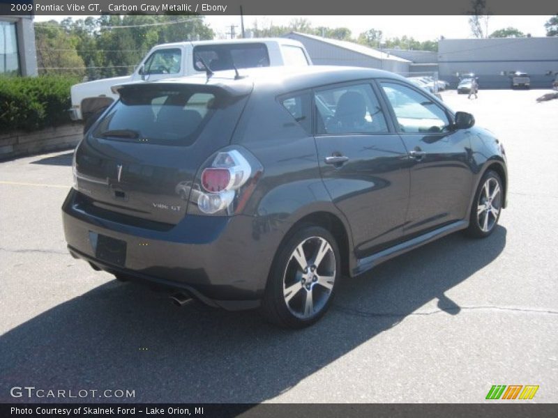 Carbon Gray Metallic / Ebony 2009 Pontiac Vibe GT