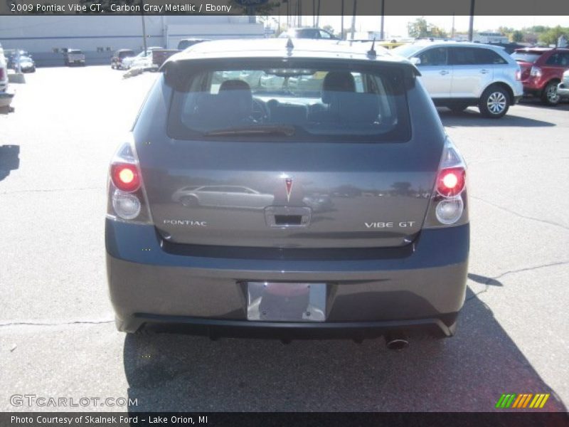 Carbon Gray Metallic / Ebony 2009 Pontiac Vibe GT