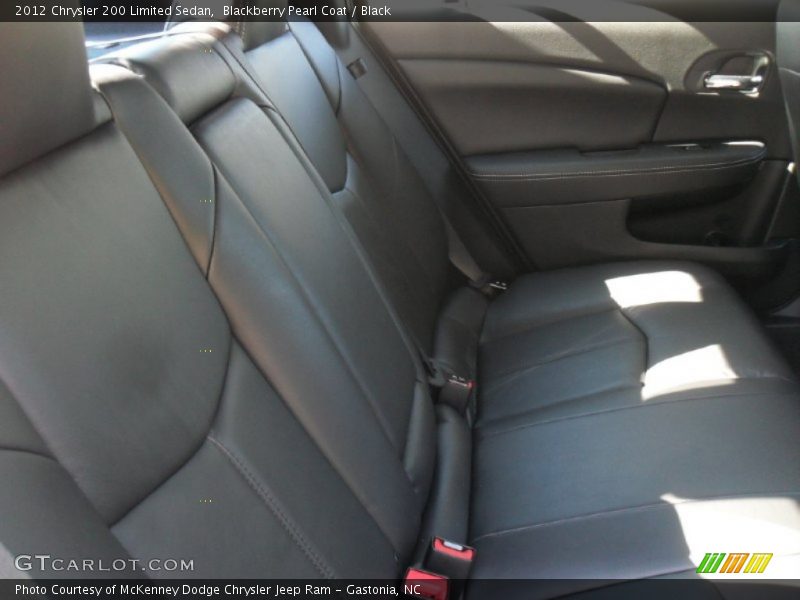 Blackberry Pearl Coat / Black 2012 Chrysler 200 Limited Sedan