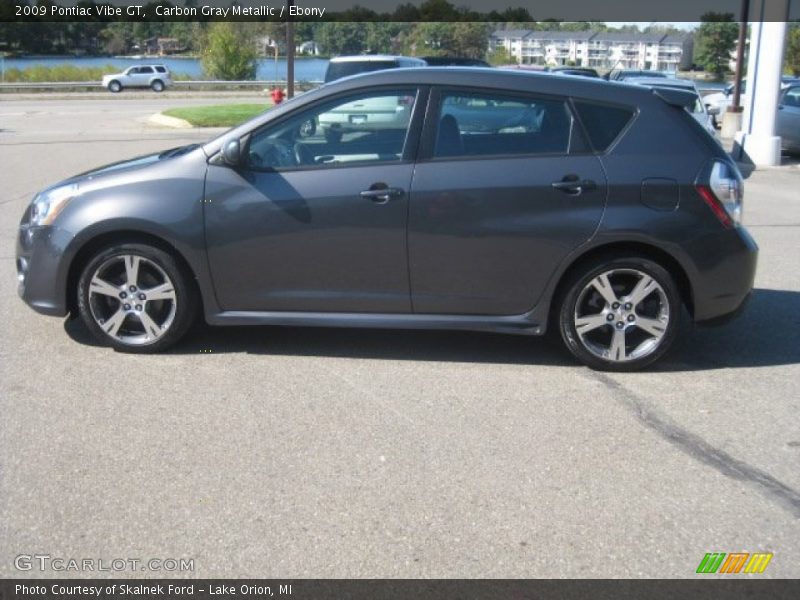Carbon Gray Metallic / Ebony 2009 Pontiac Vibe GT