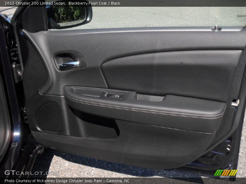Blackberry Pearl Coat / Black 2012 Chrysler 200 Limited Sedan