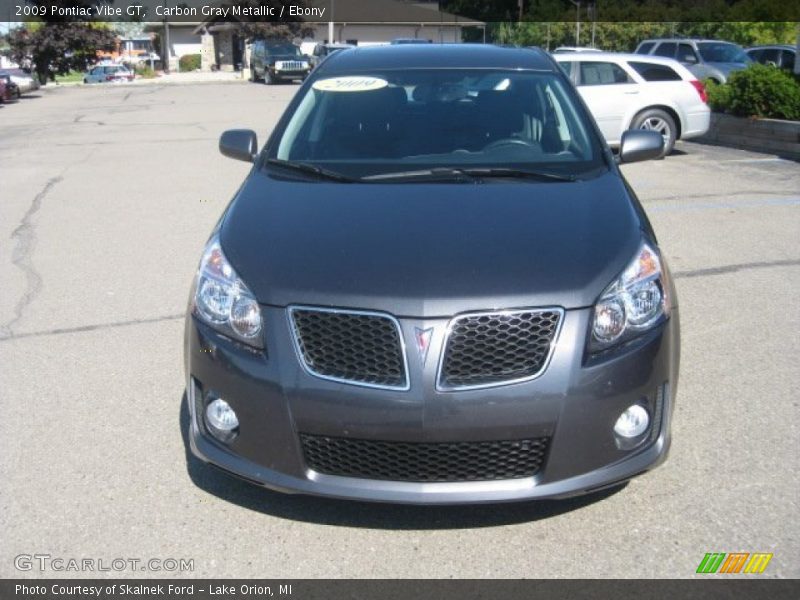 Carbon Gray Metallic / Ebony 2009 Pontiac Vibe GT