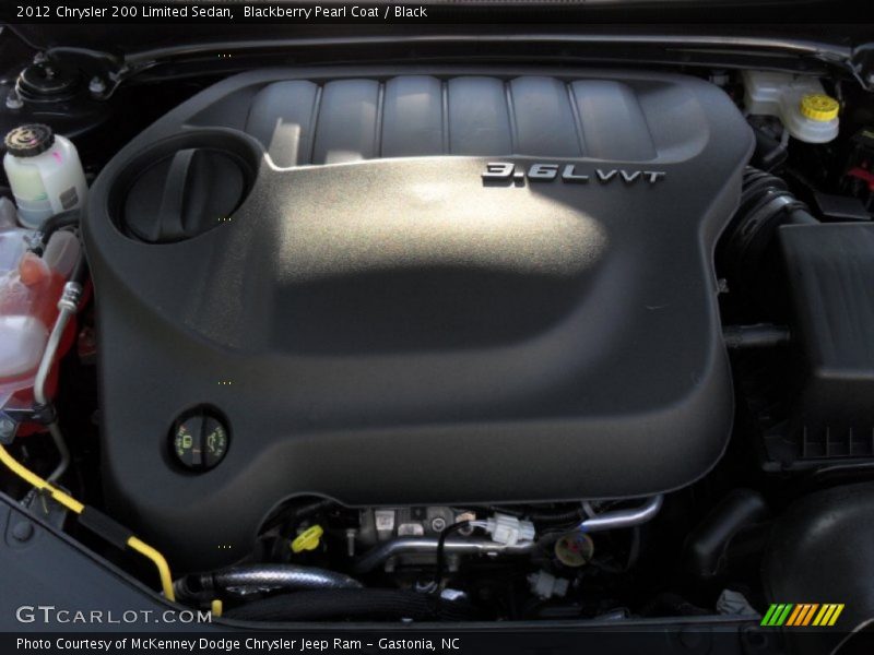Blackberry Pearl Coat / Black 2012 Chrysler 200 Limited Sedan