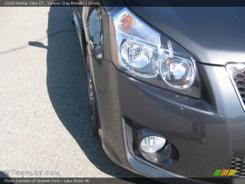 Carbon Gray Metallic / Ebony 2009 Pontiac Vibe GT