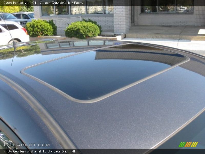 Carbon Gray Metallic / Ebony 2009 Pontiac Vibe GT