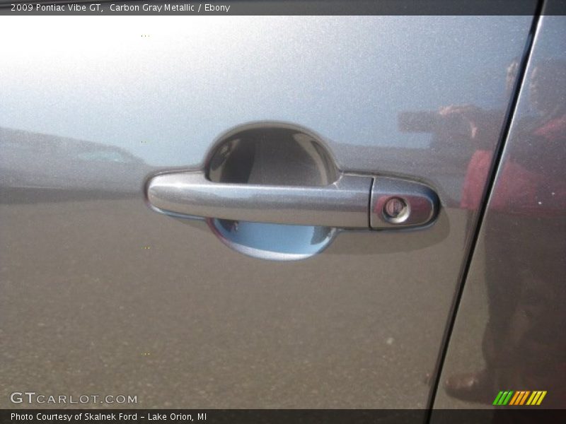 Carbon Gray Metallic / Ebony 2009 Pontiac Vibe GT