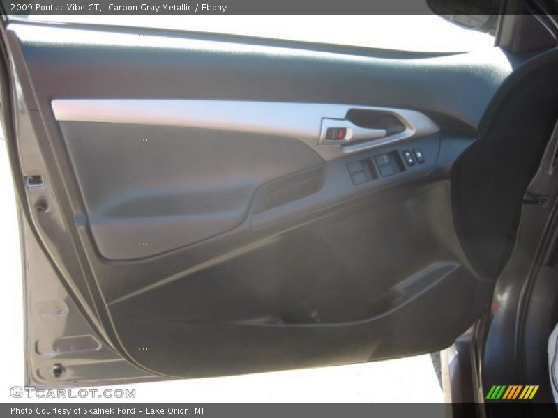 Carbon Gray Metallic / Ebony 2009 Pontiac Vibe GT