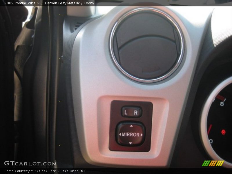 Carbon Gray Metallic / Ebony 2009 Pontiac Vibe GT