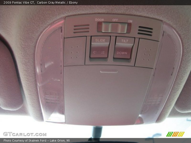 Carbon Gray Metallic / Ebony 2009 Pontiac Vibe GT