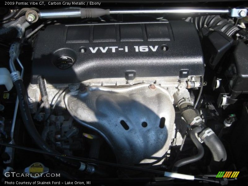 Carbon Gray Metallic / Ebony 2009 Pontiac Vibe GT