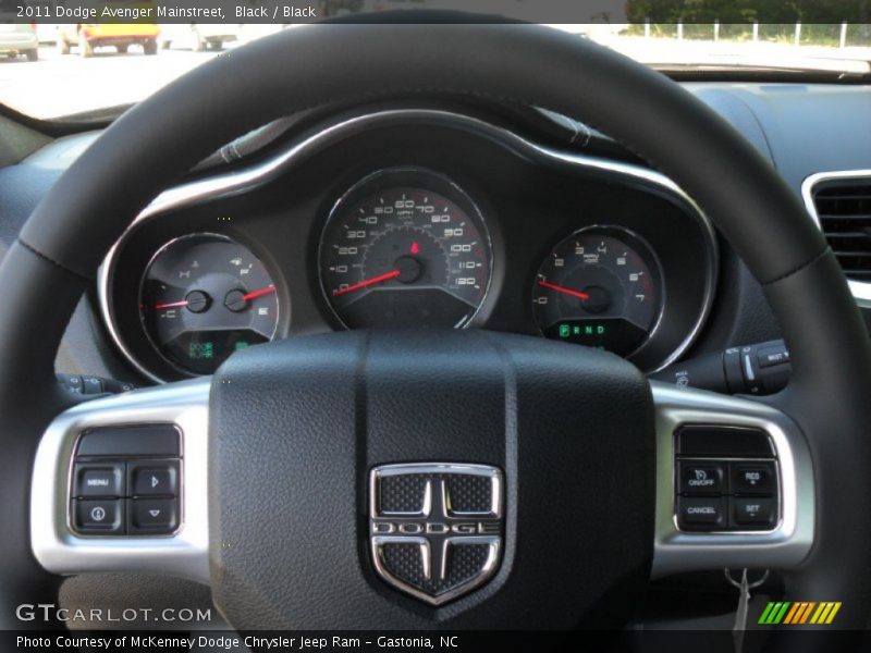 Black / Black 2011 Dodge Avenger Mainstreet