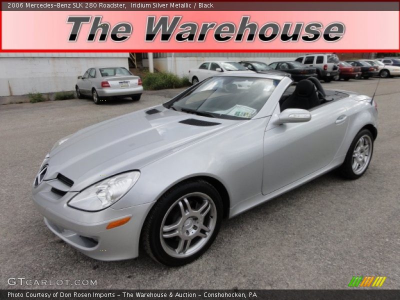 Iridium Silver Metallic / Black 2006 Mercedes-Benz SLK 280 Roadster