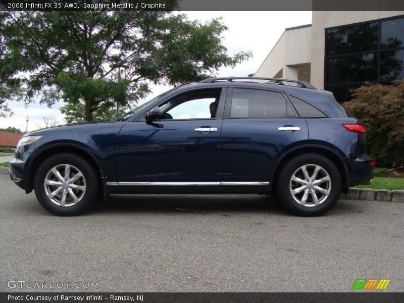 Sapphire Metallic / Graphite 2008 Infiniti FX 35 AWD