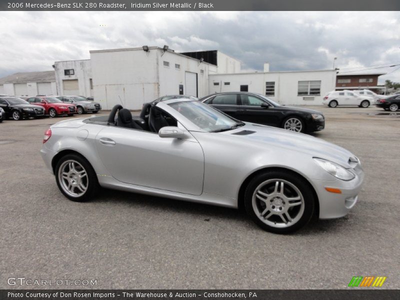 Iridium Silver Metallic / Black 2006 Mercedes-Benz SLK 280 Roadster