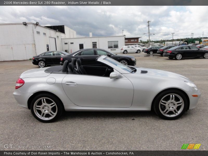 Iridium Silver Metallic / Black 2006 Mercedes-Benz SLK 280 Roadster