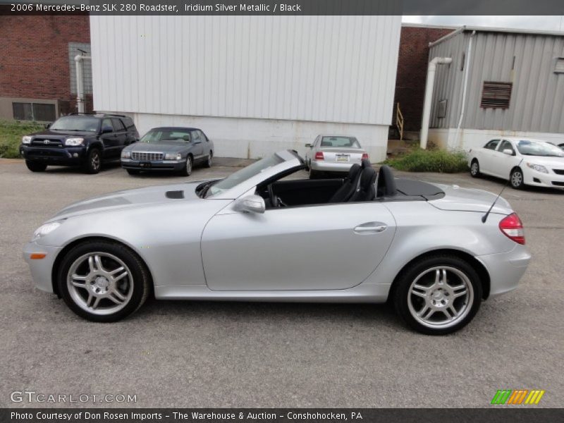 Iridium Silver Metallic / Black 2006 Mercedes-Benz SLK 280 Roadster